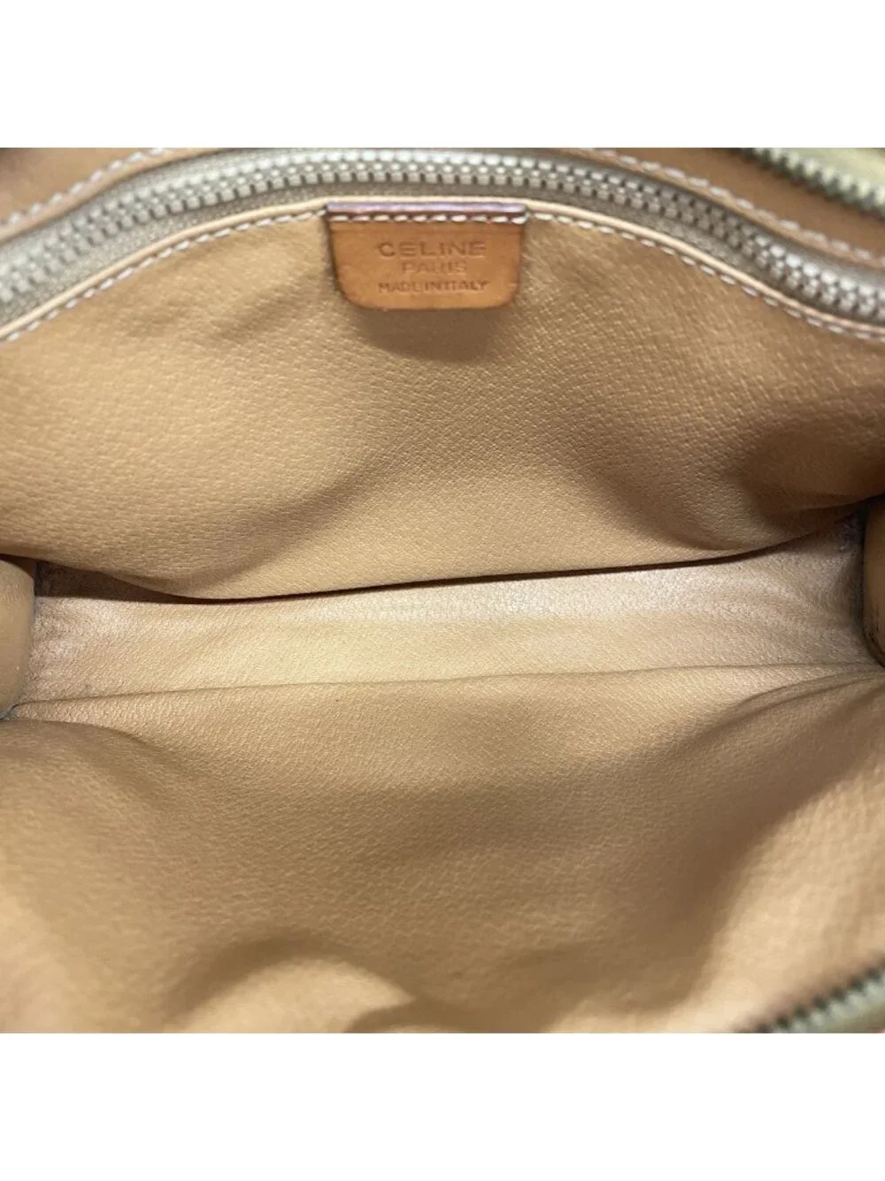 Celine Clutch Macadam Brown Gold